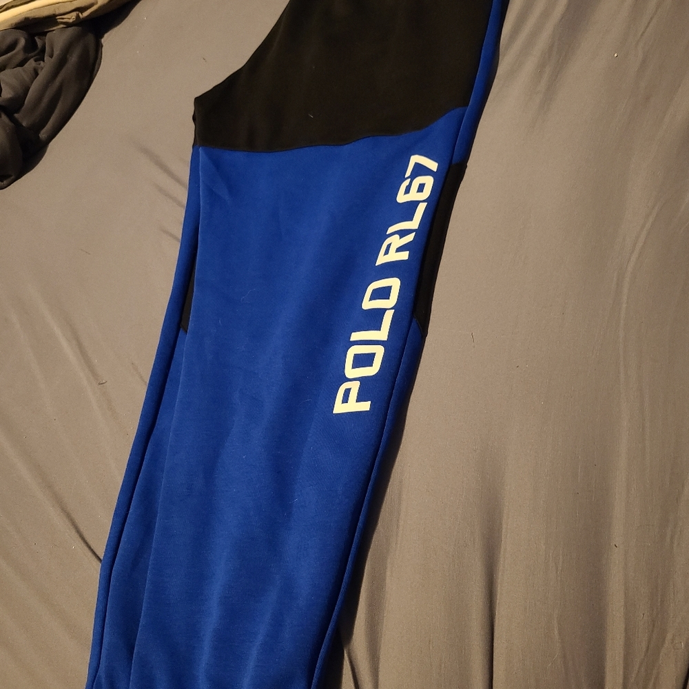 Polo Ralph Lauren Sweatpants - Blue/Black Size XL